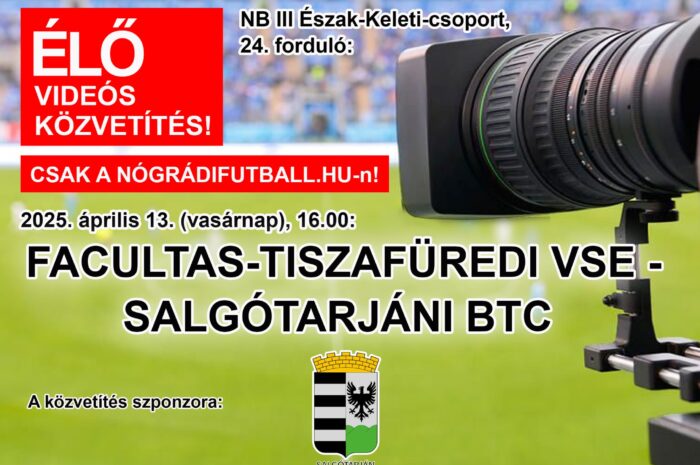 Élő közvetítés a Tiszafüred-SBTC bajnokiról