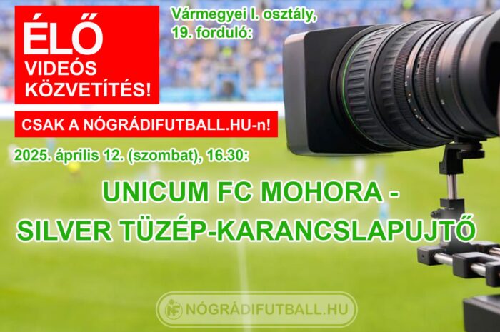 Élő közvetítés a Mohora-Karancslapujtő rangadóról