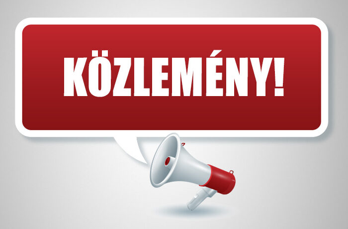 Közleményt adott ki a Palotási SZSE