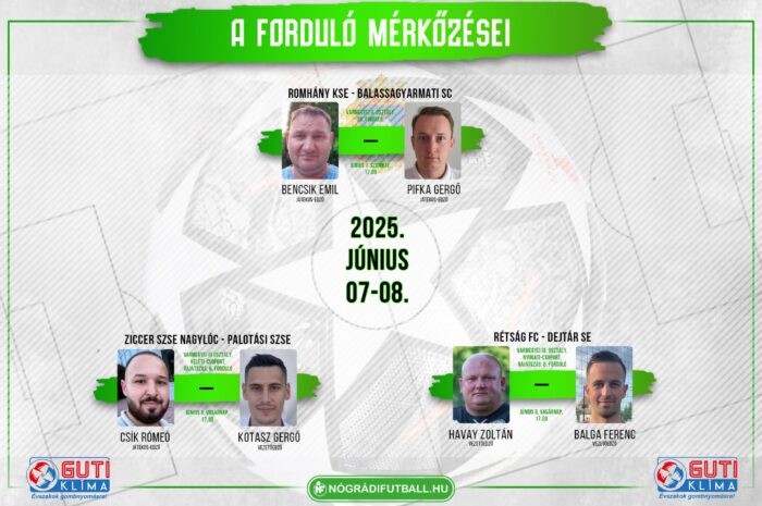 A forduló mérkőzése(i)