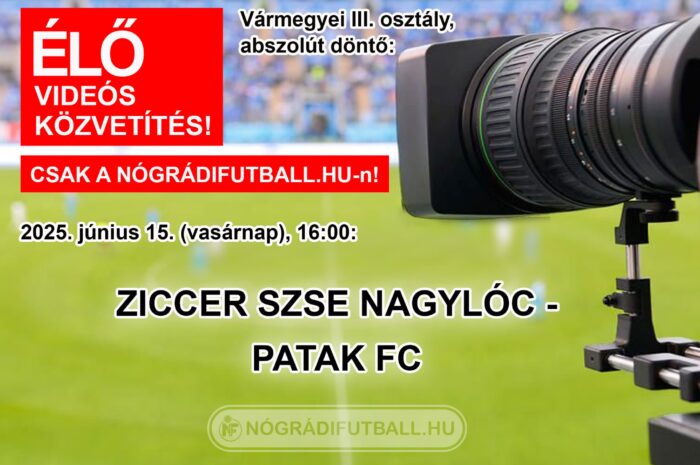 Élő közvetítés a Nagylóc-Patak abszolút döntőről