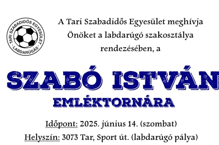 Szabó Istvánra emlékeznek Taron