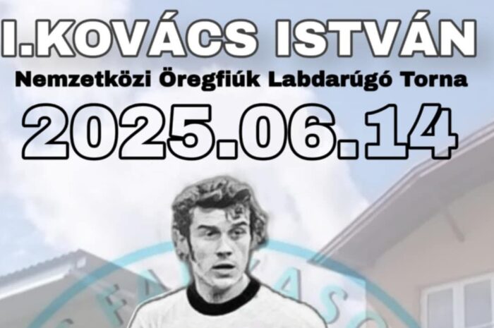Szombaton kerül sor az I. Kovács István Nemzetközi Öregfiúk Labdarúgó Tornára