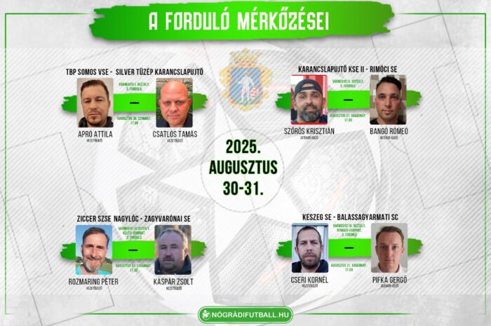 A forduló mérkőzése(i)